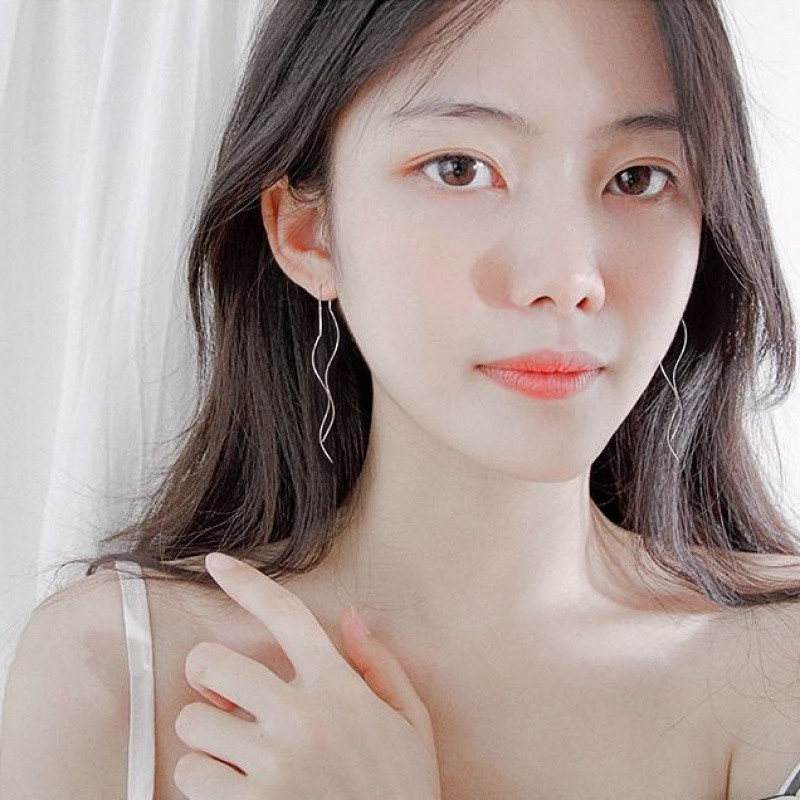 Bông tai dáng dài phối tua thời trang phong cách Hàn Quốc dành cho nữ A769