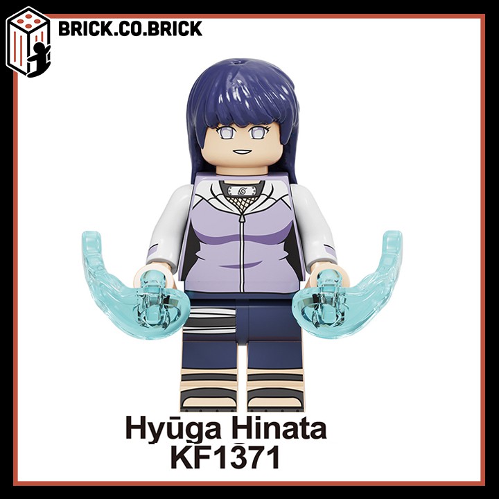 KF6119 - Đồ chơi lắp ráp Minifig và Non lego Naruto - Mô hình xếp hình sáng tạo Hinata, Killer Bee, Choji, Konan, Hidan