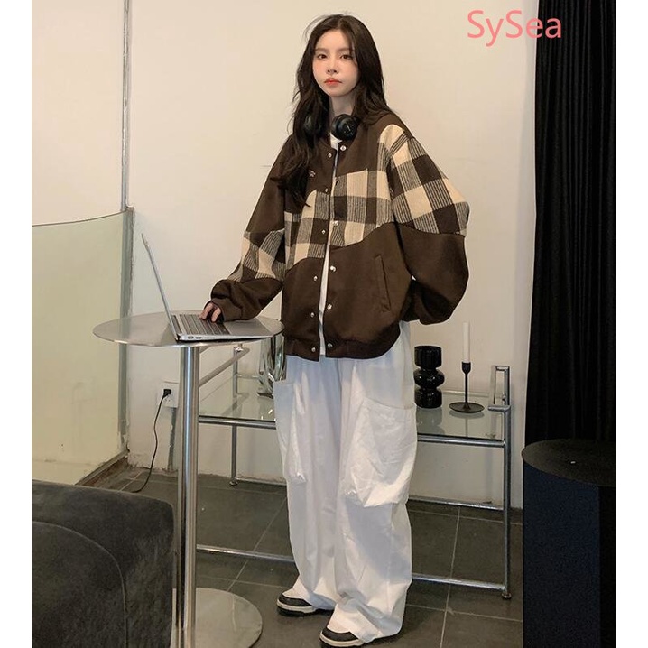 Áo Khoác Bóng Chày Nữ In Hình Thời Trang Xuân Thu