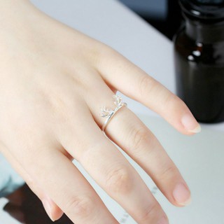 Nhẫn Bạc Sừng Hươu