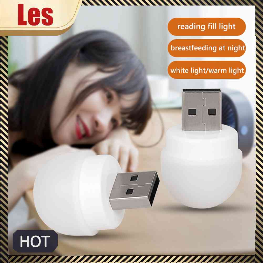 Đèn Ngủ Mini Sạc USB Di Động Tiện Dụng Cho Máy Tính