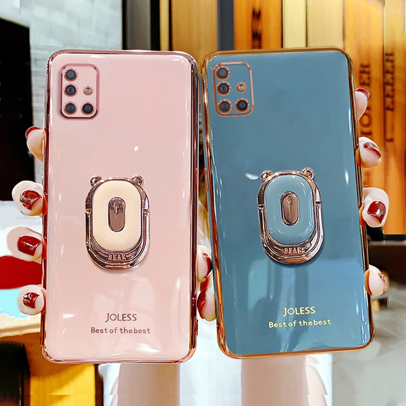 Ốp điện thoại màu sắc kẹo ngọt tùy chọn có giá đỡ dành cho SAMSUNG GALAXY A21 A31 A51 A71 M31 M51