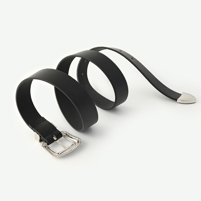 Thắt Lưng Da PU Thiết Kế Đơn Giản Chất Lượng Cao Cho Nữ