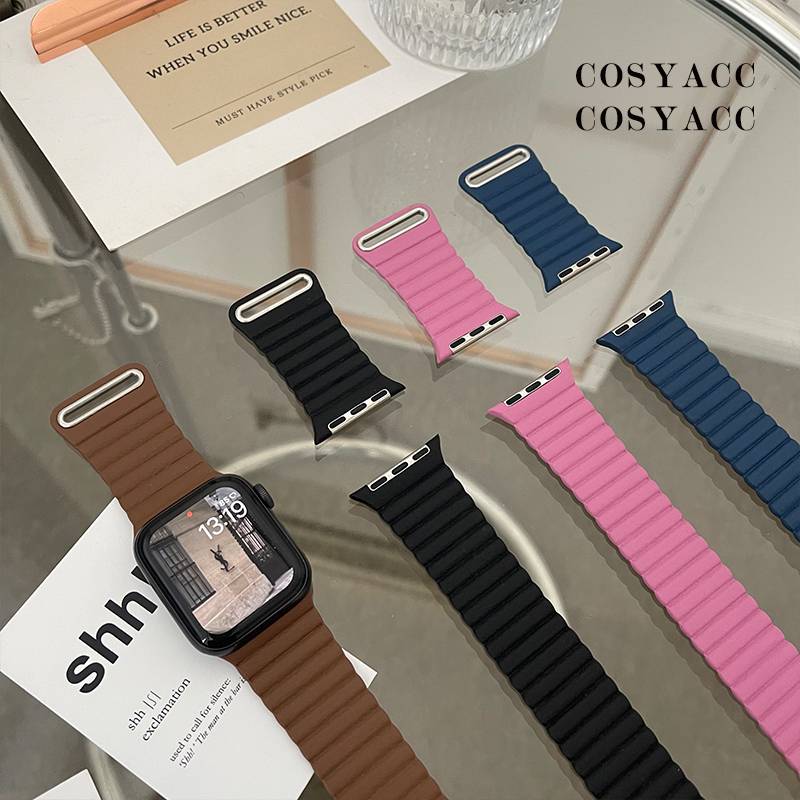 Set 12 Dây Đeo Bằng Da Cho Đồng Hồ Apple Watch Series 5 4 6 3 2 Se 42mm 38mm