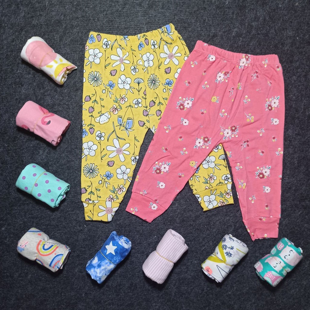 [COMBO 5-10 CHIẾC] Quần Chục Dài Cotton Chất Đẹp Cho Bé Trai Bé Gái Từ 7 - 17Kg KIDS21007