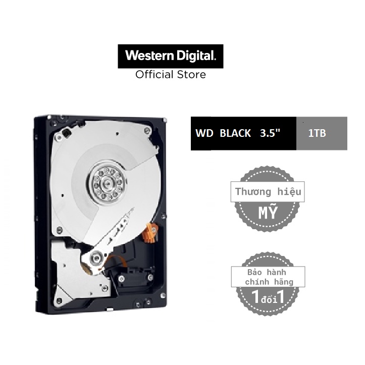 Ổ cứng gắn trong WD Black 1TB, 3.5, sata 3 - WD1003FZEX