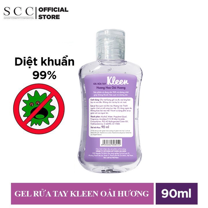Gel Rửa Tay Khô Diệt Khuẩn 99% Kleen