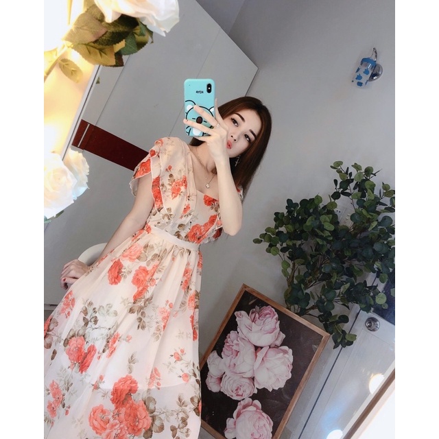 Đầm cánh tiên hoa nhí 2 tầng cánh tiên