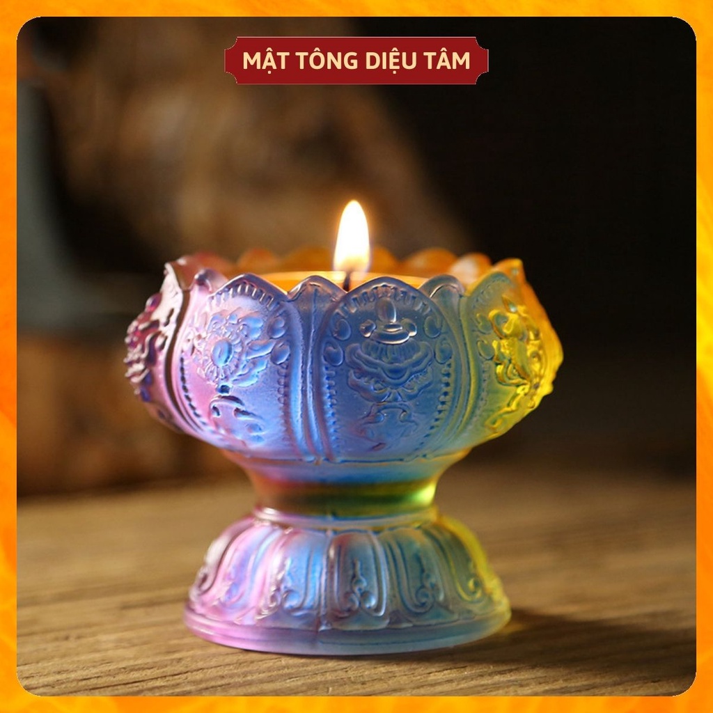 Bộ 8 món bát bảo cát tường cúng dường Tam Bảo đồ thờ cúng Mật Tông Tây Tạng