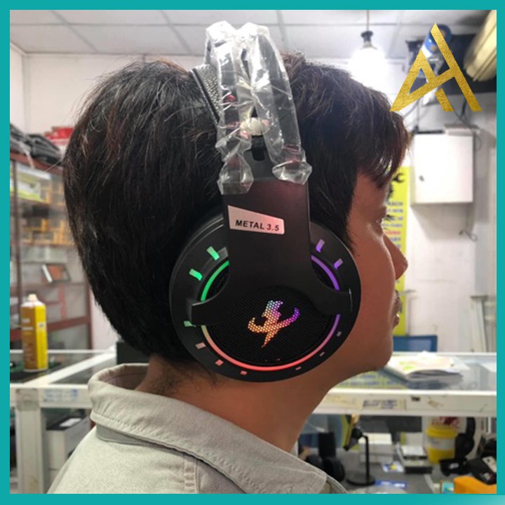 Tai Nghe Gaming Có Dây Headphone Chụp Tai SIMETECH SUPER BASS Đèn LED - Tai Nghe Nhạc Máy Vi Tính Laptop Game Thủ Có Mic | BigBuy360 - bigbuy360.vn