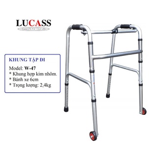 Khung tập đi hợp kim nhôm Lucass W47