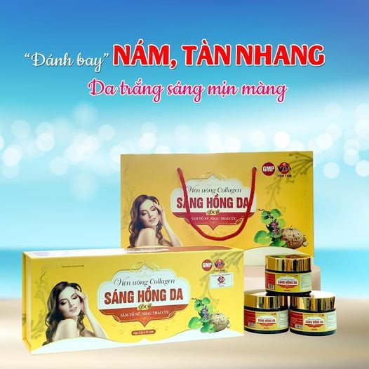 Sáng Hồng Da CoCo Bổ sung Collagen, tinh chất sâm tố nữ, nhau thai cừu, đẹp da, giảm lão hóa da, hết tàn nhang, sạm da | BigBuy360 - bigbuy360.vn