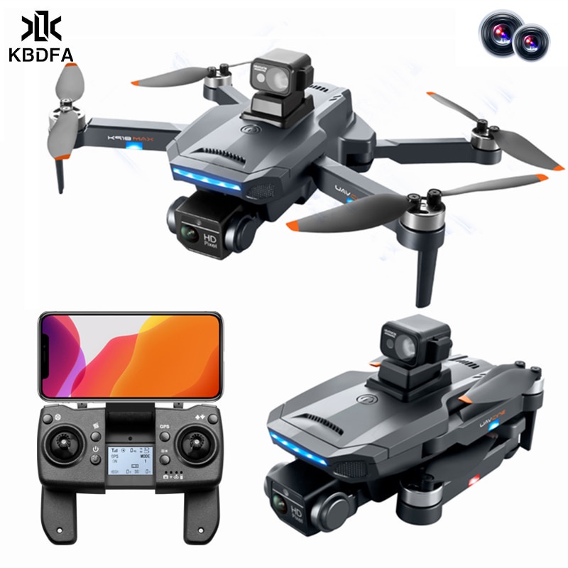 Flaycam K918 Max GPS - 2camera - Cảm Biến Tránh Vật Cản xoay 360 độ, Không Chổi Than, 5GWIF mẫu mới 2023
