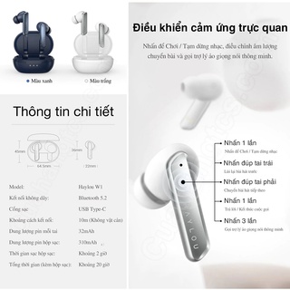 Tai nghe bluetooth Haylou W1 True Wireless
