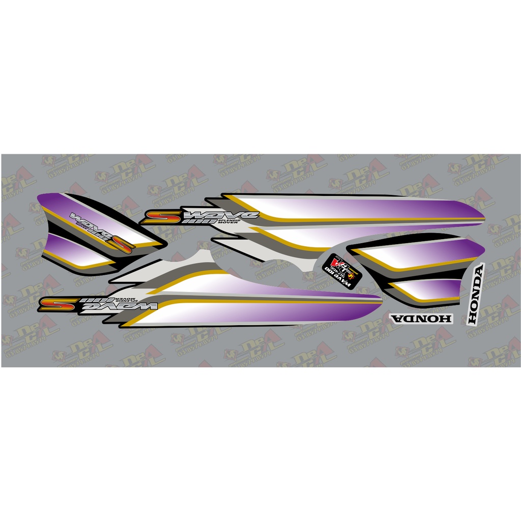 Tem rời Wave 50 - 100 cc Đời 2006-2016 mẫu wave s zin 917466