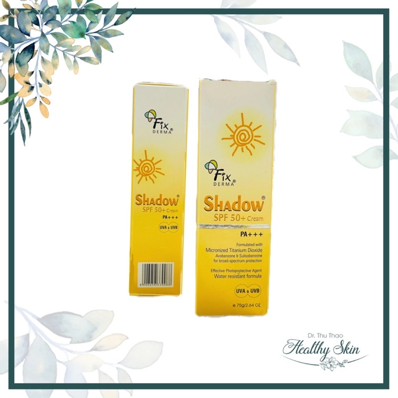 KEM CHỐNG NẮNG FIXDERMA SHADOW SPF 50+ CREAM