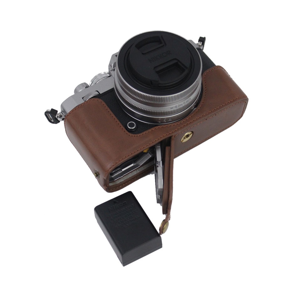 Bao Da Máy Ảnh PU Phong Cách Retro Cho Nikon Z fc ZFC Z-fc