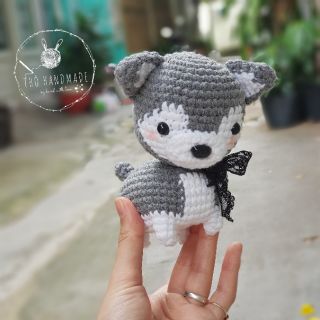 Cún con handmade bằng len
