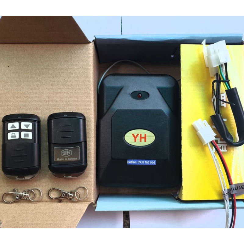 Bộ điều khiển cửa cuốn mã gạt tần số 433mhz