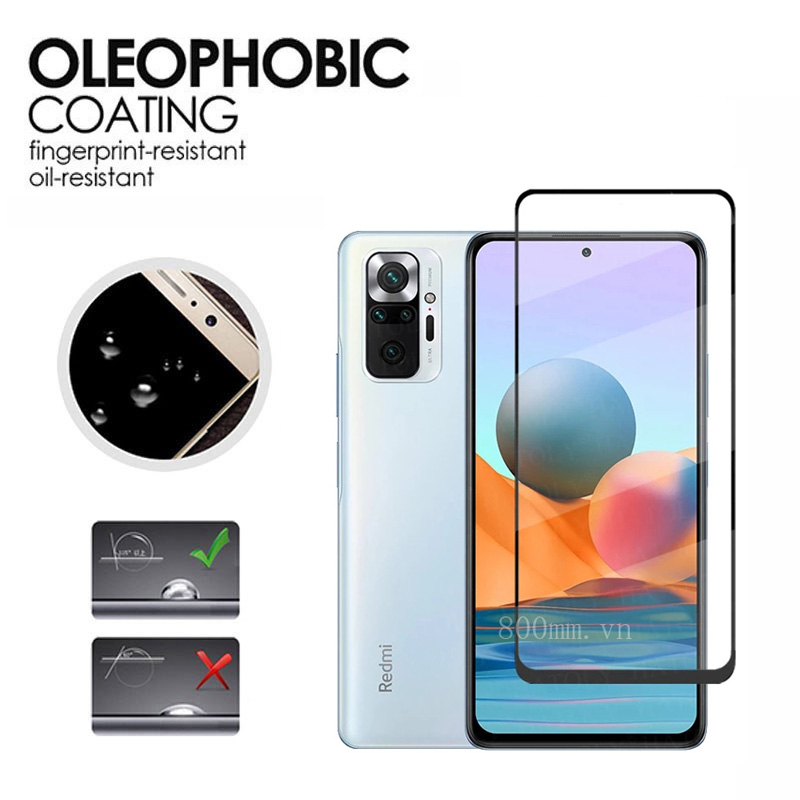 Xiaomi Redmi Note 10 Screen Protector Tempered Glass For Redmi Note10 9T 9S 9 Pro Mi 10T Pro Lite Poco M3 X3 NFC Full Coverage Screen Protector + Camera Lens Protector