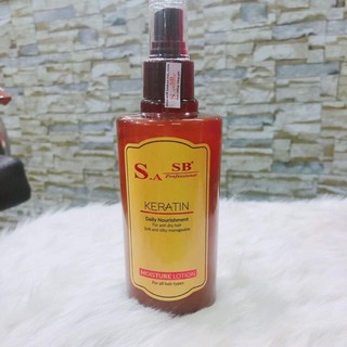 Xịt dưỡng tóc KERATIN SA.BA Chăm Sóc Tóc Hư Tổn 250ml