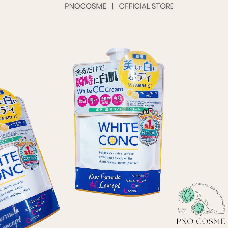 White Conc - Kem CC body cream trắng da chống nắng