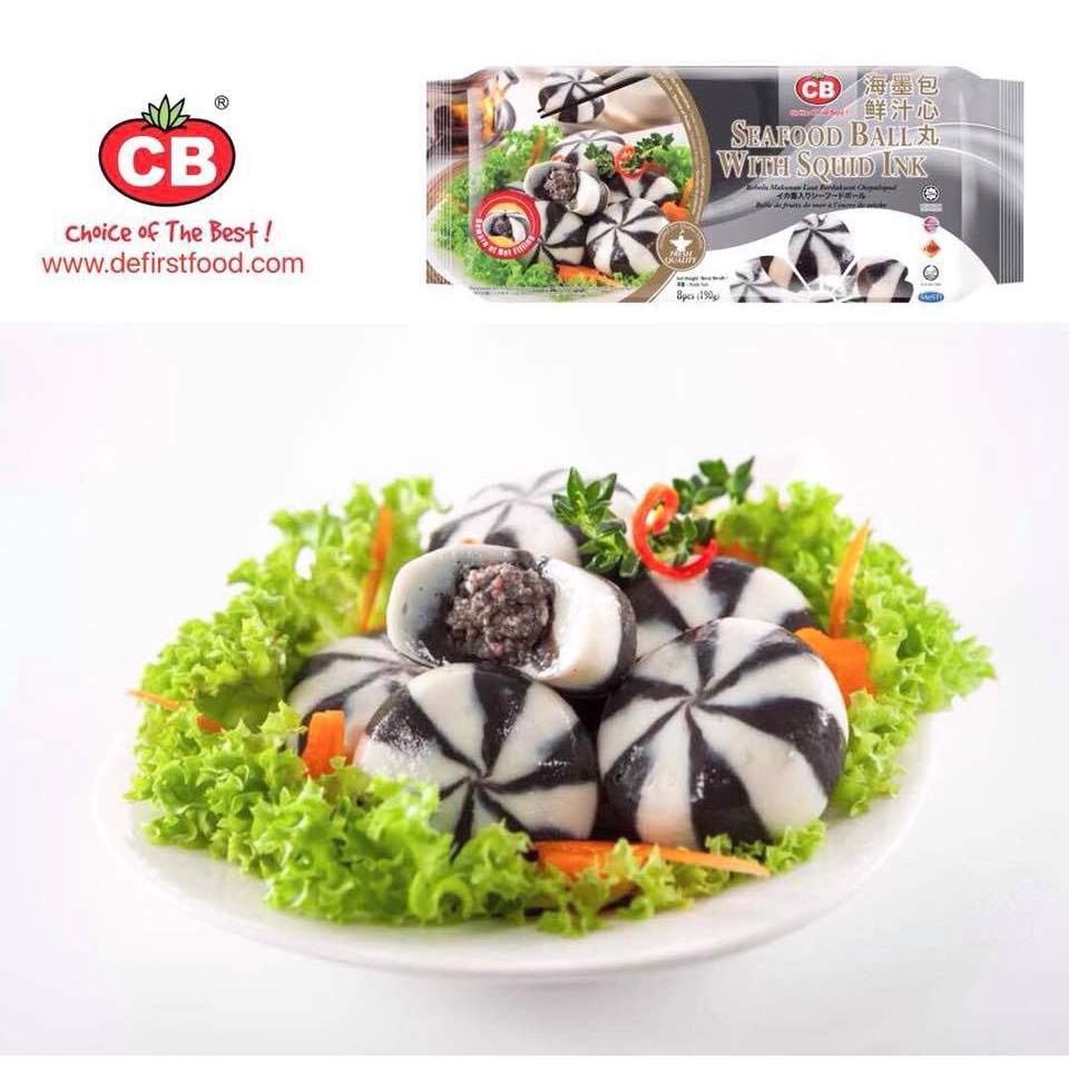 Bánh bao sọc đen trứng nhím biển Malaysia CB giao hỏa tốc
