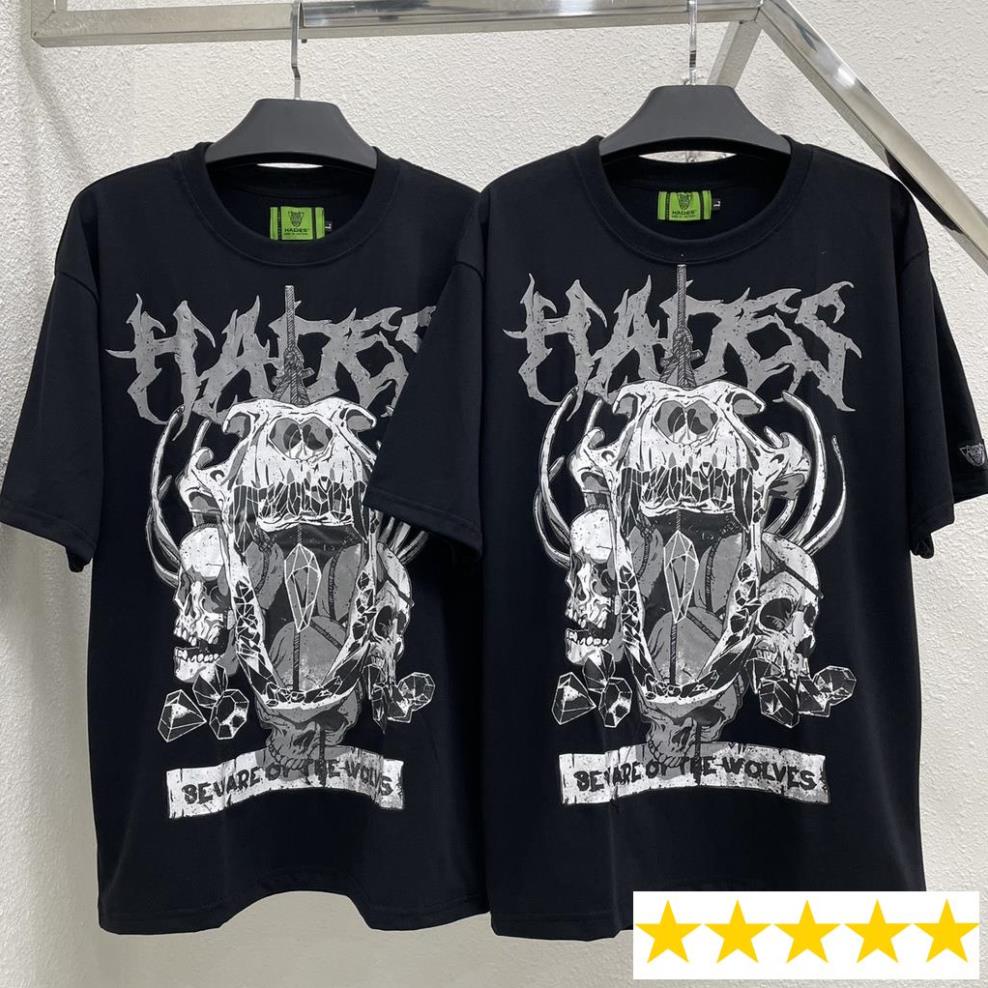 Áo thun HADES skull worlf tee nam nữ unisex Streetwear Mall shop freeship FULL TAG