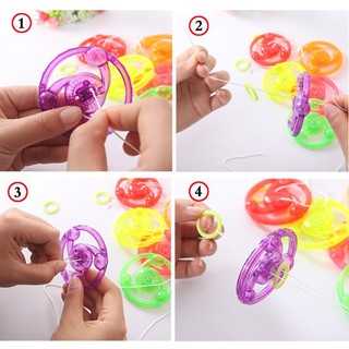 Pull The Flash Flywheel Flash Gyro Fitness Glowing Pull Line Flywheel