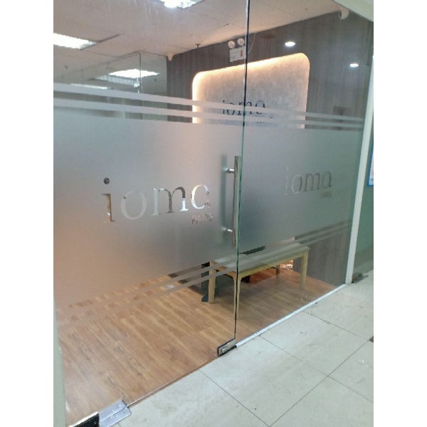 Decal dán kính cát mờ khổ 1.2m x 1m dài