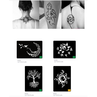 01 miếng khuôn vẽ henna
