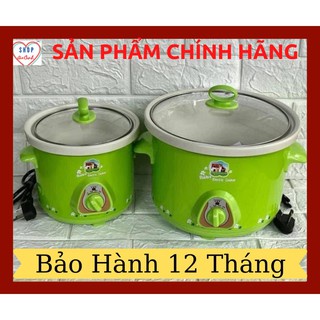 Nồi Nấu Cháo Chậm, Kho Cá Đa Năng Bằng Sứ Dung Tích 1.5L Tiết Kiệm Điện