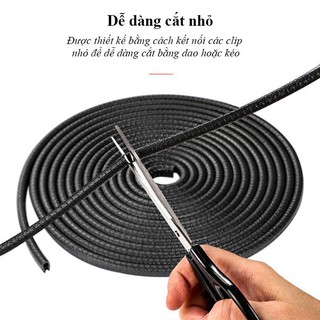 Cuộn 15m Nẹp viền chữ U cao su lõi thép trang trí và chống xước nẹp viền cánh cửa ô tô