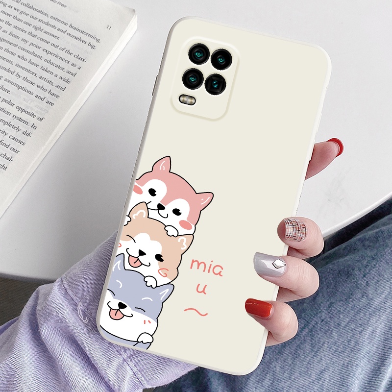 Ốp Lưng Silicon In Hình Dễ Thương Kèm Dây Đeo Cho oppo a54 a74 a94 a95 a55
