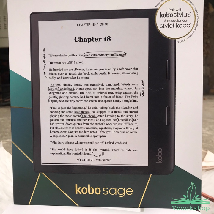 [Mã ELHAMS5 giảm 6% đơn 300K] Máy đọc sách Kobo Sage