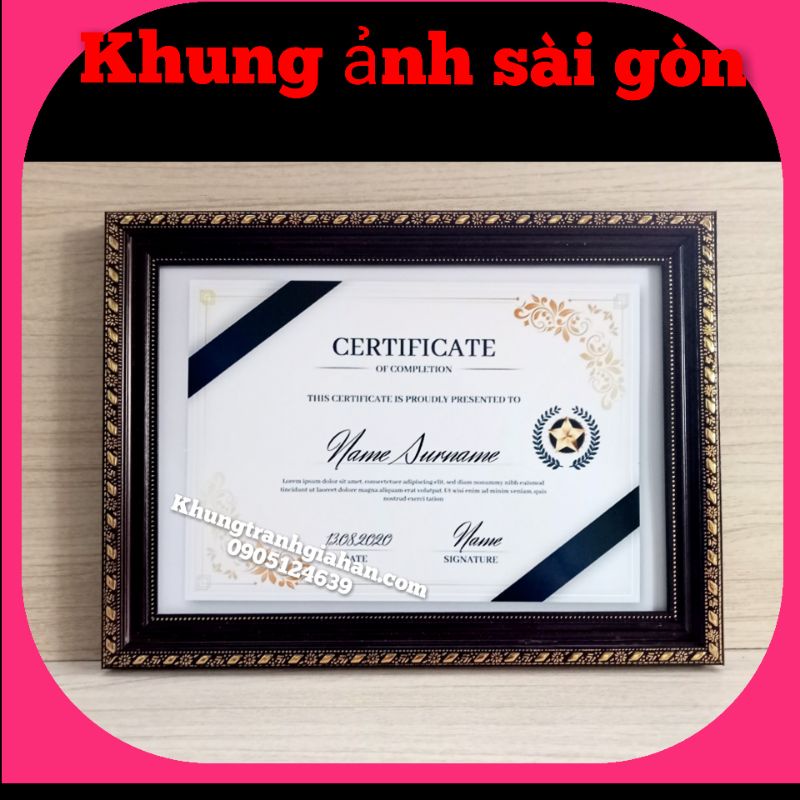 (Xưởng Khung) bằng khen A4 (21x30)khung ảnh giá rẻ tại xưởng