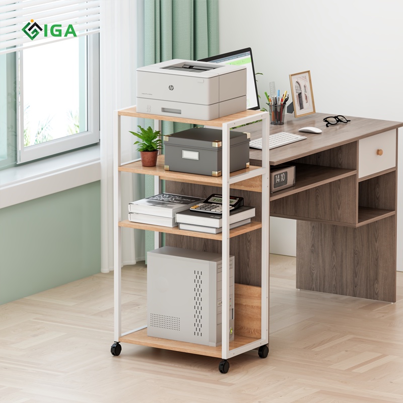 Kệ giá để đồ đa năng đa năng có bánh xe , kệ để máy in văn phòng GM65