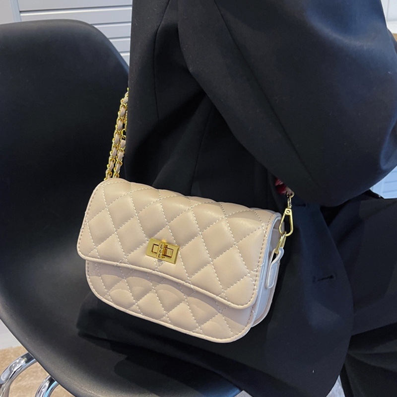 Túi vuông IELGY nhỏ hình thoi đơn giản linh hoạt dành cho nữ