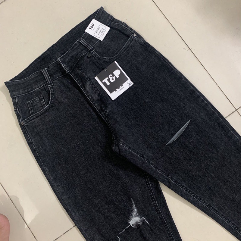 quần baggy bigsize nữ , quần jean bigsize đen lưng cao co giãn 4 chiều (mã #11) | BigBuy360 - bigbuy360.vn