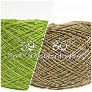 Sợi Cotton Việt Nam 1mm (Mã 51 đến 96) (Cuộn 100gram)