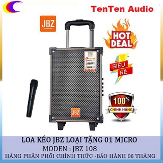 Loa kéo karaoke bluetooth jbz ne108 150w bass 2 tấc - bh 6 tháng