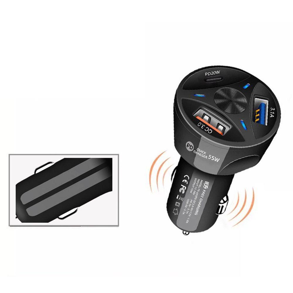 MYRONGVN Bộ Sạc Ô Tô Đa Năng USB QC3.0 Sạc Nhanh