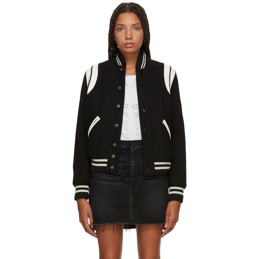 Blackpink Rose Áo Khoác Bóng Chày Thời Trang Vintage Cho Nữ