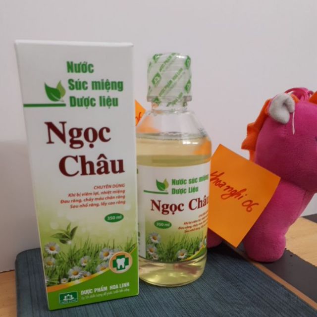 Nước súc miệng Dược liệu Ngọc Châu ( 350ml)