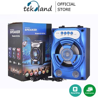 Loa bluetooth mini - Loa bluetooth xách tay Speaker DB16 có đèn led