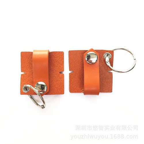 Miếng kẹp tai nghe điện thoại da bò màu ngẫu nhiên | BigBuy360 - bigbuy360.vn