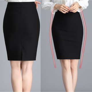 CHÂN VÁY BÚT CHÌ CÔNG SỞ LƯNG THUN XẺ TÀ SAU HẢI NGÂN