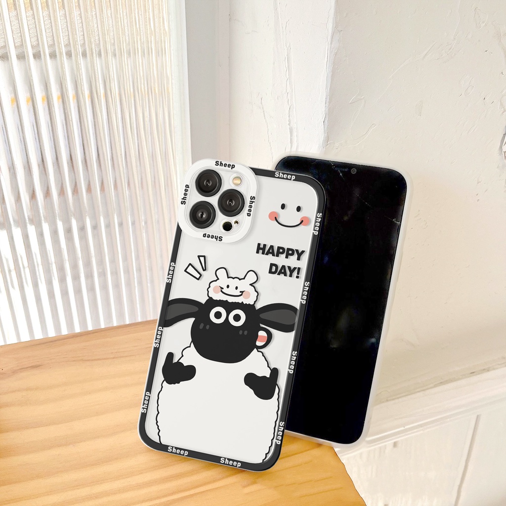 Ốp lưng iphone Cừu Shaun trong cạnh vuông 6/6plus/6s/6splus/7/7plus/8/8plus/x/xs/11/12/13/14/pro/max/promax/plus
