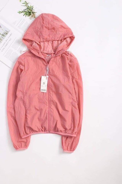 Áo gió nữ hai lớp pocketable