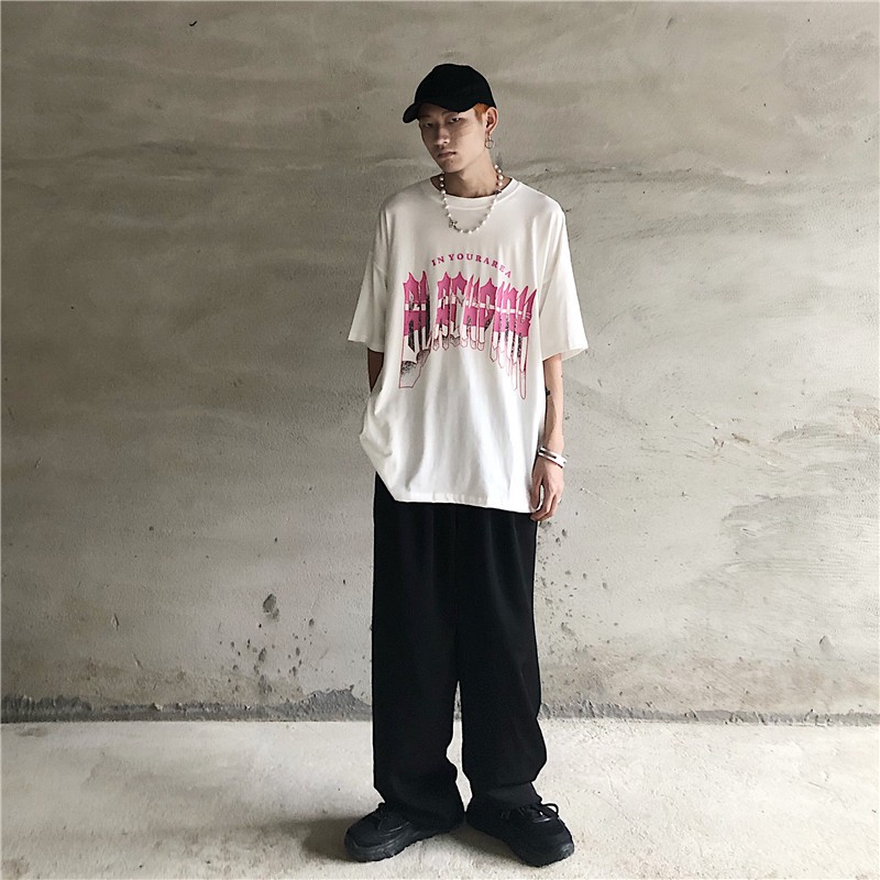 Áo thun tay lỡ Unisex, áo phông form rộng ATL234 - Yinxx